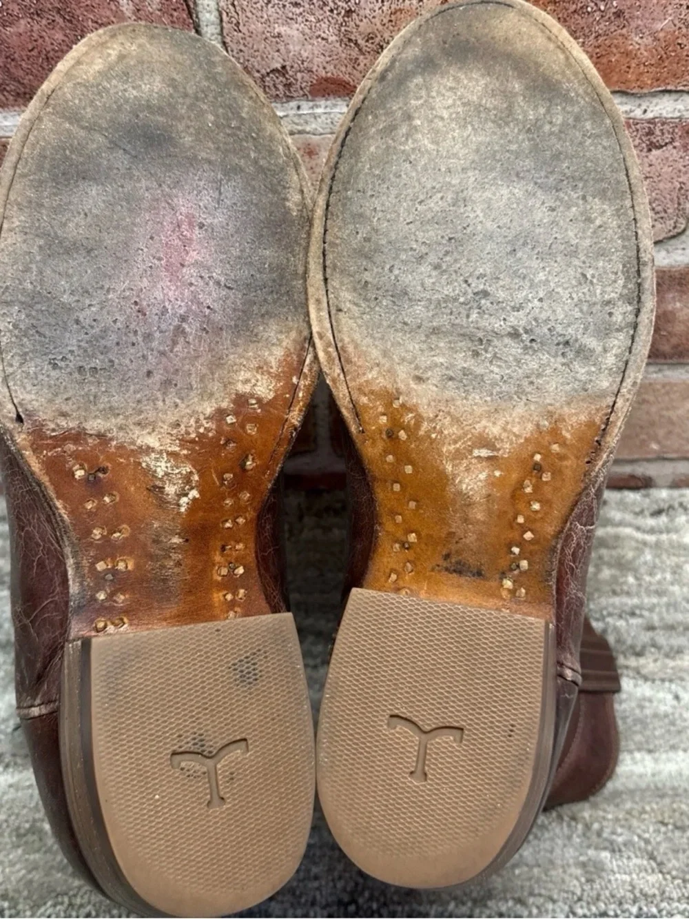 TECOVAS Dean  10 EE Men Cowboy Brown Western Zip Slim Ranchwear Roper W/ Zipper